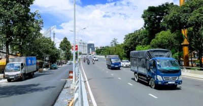 Từ ngày 3/10, cấm xe qua cầu vượt Nguyễn Hữu Cảnh