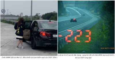 Vội đi ăn cưới, tài xế BMW chạy 223km/h trên cao tốc