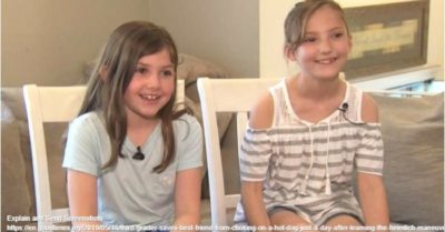 Học sinh lớp 3 cứu sống bạn thân khỏi bị nghẹn vì xúc xích