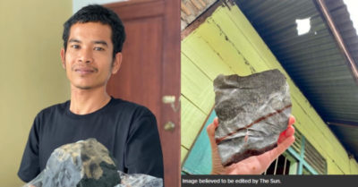 Trở thành triệu phú nhờ tảng thiên thạch rơi trúng nhà