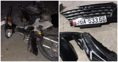 Thanh Hóa: Gây tai nạn chết người, ôtô bỏ đi nhưng rơi biển số