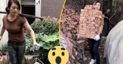 Một cô gái trẻ đẹp làm việc nặng nhọc tại công trường xây dựng; động lực của cô ấy là gì?