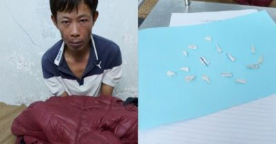 Quảng Nam: Nuốt 15 tép heroin vào bụng khi bị công an phát hiện