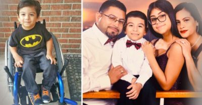 Cậu bé bại não 7 tuổi cứu sống cả gia đình