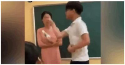 Video học sinh tát cô giáo ngay trên bục giảng xảy ra ở Hà Nội