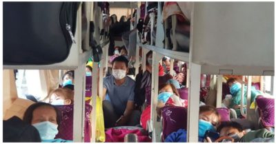 Xe khách tuyến Nghệ An – Bình Dương 46 chỗ, ‘nhồi’ đến 63 người bị phạt 51 triệu đồng