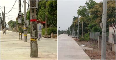 Hơn 40 cột điện ‘mọc’ giữa đường, giăng bẫy người tham gia giao thông đã được di dời