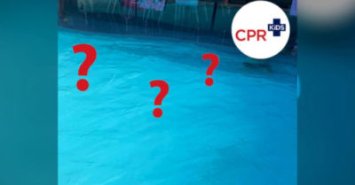 Bạn có nhìn thấy đứa trẻ trong bể bơi ‘trống rỗng’ này không? Một cảnh báo cho các bậc cha mẹ về đồ bơi