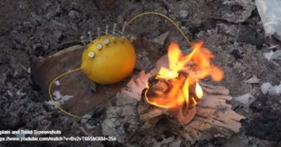 Quả chanh có thể tạo ra lửa, đừng quên mang theo chanh khi đi cắm trại