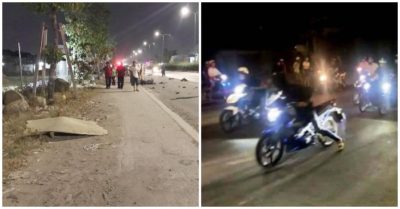 Đua xe khiến một công nhân văng lên vỉa hè thiệt mạng, để lại vợ trẻ đang mang bầu