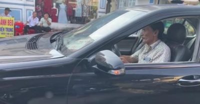 Thương Tín được tặng ôtô, lái xe về quê dưỡng bệnh