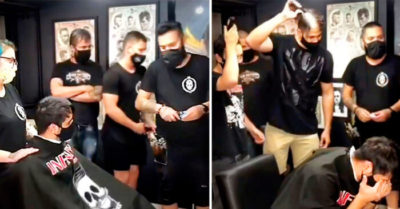 Video bệnh nhân ung thư bật khóc tại tiệm cắt tóc khi nhân viên lần lượt cạo đầu