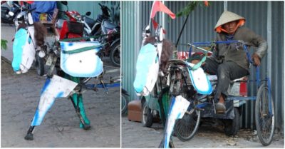 Cần Thơ: Cụ ông chế tạo cỗ xe ngựa gây sốt với giá 100 nghìn