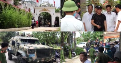 Chủ biệt thự bắn 2 người trước cổng