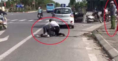 Đại úy công an đứng nhìn dân vật lộn bắt cướp bị điều chuyển từ xã lên huyện công tác