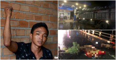 ‘Đu dưới gầm xe tải, em muốn phó mặc cho số phận…nhưng khi nghĩ đến 2 con nên cố bám’