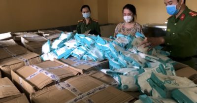 Hà Nội: Phát hiện người Trung Quốc buôn hơn 71.000 khẩu trang không rõ nguồn gốc