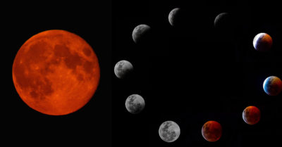 Siêu trăng máu và nguyệt thực toàn phần xuất hiện trong ngày 26 tháng 5