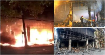 Cháy phòng trà lớn ở TP. Vinh, 6 người thiệt mạng