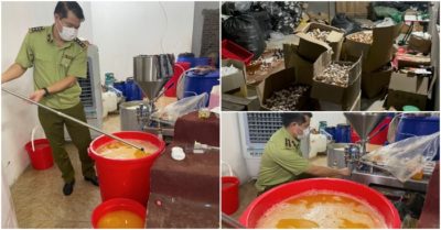 Xưởng sản xuất mỹ phẩm, nước hoa Chanel theo “công nghệ xô chậu”