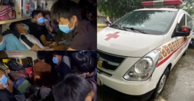 Xe cứu thương vượt chốt, chở người từ Bắc Ninh về Sơn La giá 300 nghìn đồng/người