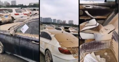 Video: Hàng loạt ôtô được kéo khỏi đường hầm ở Trịnh Châu, xếp kín bãi đất rộng