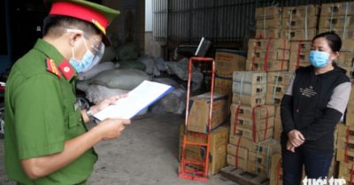 Cơ sở sản xuất “Cà phê Chồn thượng hạng” làm từ 80% bột đậu nành