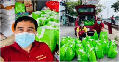 Quyền Linh vào từng con hẻm Sài Gòn tặng gạo và mì tôm: ‘Càng đi càng thấy thương’