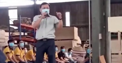 Vị giám đốc có tâm, nói công nhân ở lại nhà máy được bao ăn ở, hỗ trợ tiền tiêu vặt