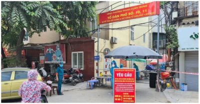 Một phường ở Hà Nội đã vượt mốc 300 người nhiễm Covid-19