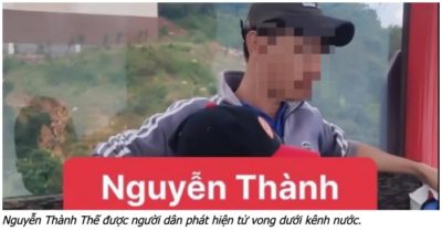 Người dân phát hiện thi thể nam dưới kênh, xác nhận là F0 trốn khỏi khu điều trị ở Tây Ninh