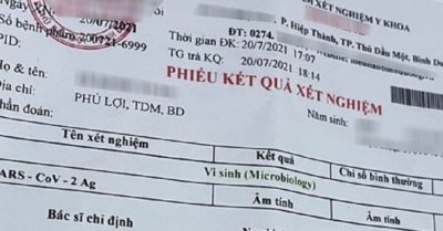 Phát hiện nữ điều dưỡng bán “chui” hàng trăm giấy xét nghiệm âm tính Covid-19
