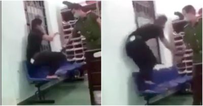Công an dí roi điện liên tục vào thanh niên đang bị còng: Lãnh đạo nói “chỉ hù doạ”