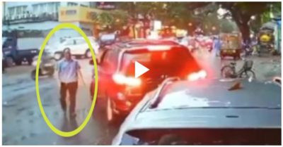 Video: Bác bảo vệ lùi xe giúp nam tài xế ôtô