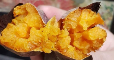 Cách làm khoai lang nướng thơm, chảy mật ngọt lịm