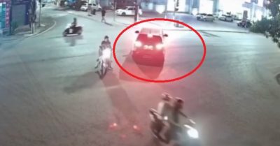 Video: Nữ tài xế khổ sở quay đầu xe giữa ngã tư