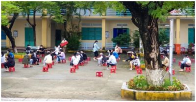 Quảng Nam: 25 học sinh là F0, một trường THPT thành điểm cách ly tập trung