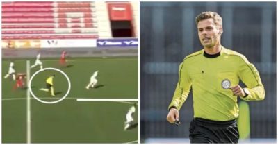 Clip: Tròn mắt xem trọng tài chạy nước rút như ‘vua tốc độ’