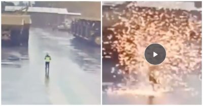 Hy hữu: Người đàn ông thoát chết sau khi bị sét đánh toé lửa