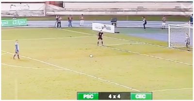 Video: Cầu thủ lấy đà thật xa rồi đi bộ sút hỏng penalty