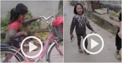 Clip: Hai “cô Tấm” lấm lem bùn đất vì mò cua bắt cá