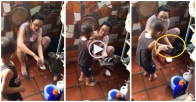 Video: Cậu bé khóc nức nở nhất quyết không cho mẹ thịt vịt