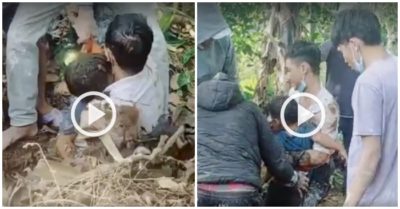 CLIP: Nhóm thợ sơn giải cứu cháu nhỏ rơi xuống giếng nước sâu