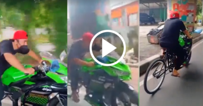 Video: Chàng trai lái chiếc xe “phân khối lớn” ấn tượng