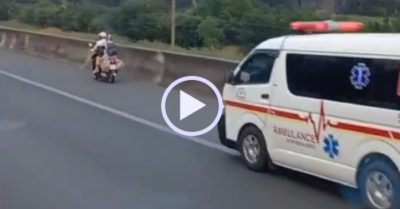Video: Hành động đẹp của tài xế xe cứu thương trên đường cao tốc