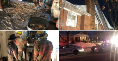 Tên trộm cố gắng cướp, nhưng bị mắc kẹt trong ống khói