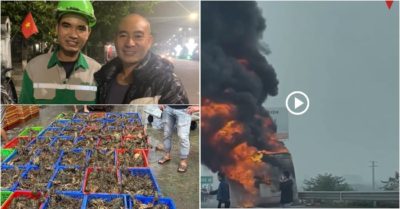 Tin tức tối 17/2: Tôm hùm kẹt ở cửa khẩu được bán với giá ‘giải cứu’; Xe giường nằm bốc cháy trên cao tốc Pháp Vân; Nhặt được nhẫn kim cương, anh công nhân quét rác trả lại