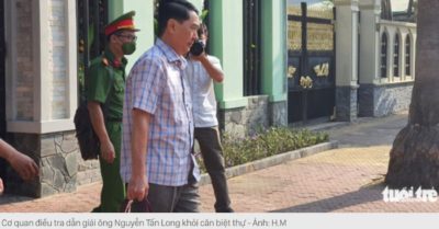 Bắt tạm giam và khám xét nơi ở cựu phó chủ tịch TP. Biên Hòa
