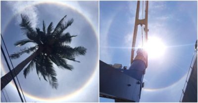 Quầng mặt trời xuất hiện ở Khánh Hoà,  miền Trung sắp mưa lớn