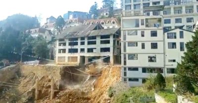 Video: Sạt lở tại SaPa, nhiều hộ dân bị cô lập